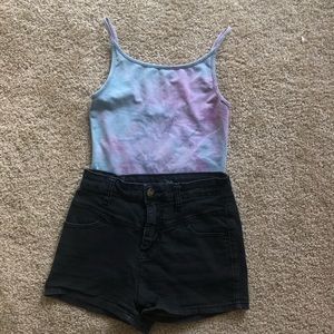 Forever 21 Tie Dye Bodysuit